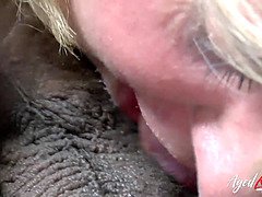 美人, ブロンド, 巨乳な, ハードコア, 熟年, 母, オマンコ, 叫ぶ
