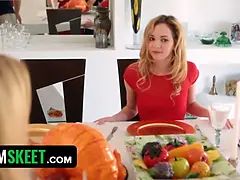 Teamskeet selects - the hottest compilation of festive vaginas spread to celebrate thanksgiving