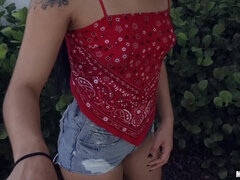 お尻, 黒人, チン, ラティーナ, ピアス, ハメ撮り, 公共, オマンコ