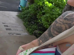 Enthousiasteling, Badpak, Vingeren, Flashing, Gezichtspunt, Openbaar, Kut duiken, Tieten likken