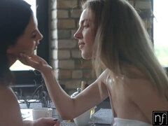 Hot Lesbian Fuck With Busty Babes Kiere and Simon