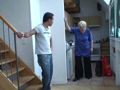 Leie, Grosse titten, Blondine, Vollbusig, Tschechisch, Oma, Reif, Muschi