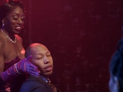 Черные, В клубе, Черненькие, Две девушки, Втроем