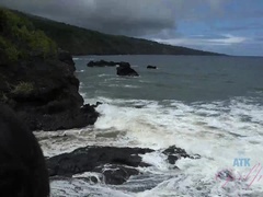 Plage, Sucer une bite, Doigter, Exhib, Orgasme, Pov, Voyeur, Mouillée