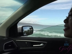 Leie, Strand, Fingern, Flashen, Freundin, Masturbation, Pov, Öffentlich