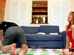 18, お尻, 舐める尻, 美人, カップル, はじめて, ロシア人, ティーン
