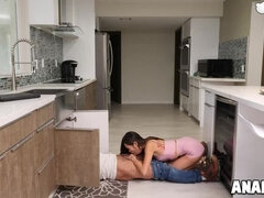 Asian-American Stunner Vina Sky Butt gets Rammed