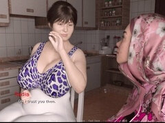 Steamy Encounter: I got my juicy titty squeezed while on a call and caught a glimpse of Kanza in the nude