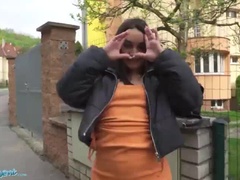 茶髪の, カワイイ, バック, ラティーナ, パンティ, 小柄, 現実, スペイン人