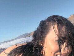Strand, Bikini, Im freien