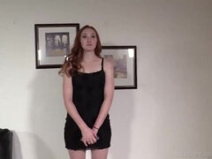 Anal Fucking of 21-Year-Old Ginger Amber's Tight Pink Asshole!