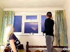 ぽっちゃり, デカパイ, ブロンド, イギリス人, カップル, ハードコア, 熟年, 自然山雀