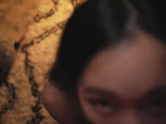 素人, アジア人, フェラチオ, カップル, イく瞬間, Hd, 馬乗り