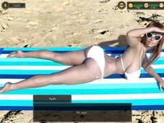 Bikini, Spiele, Milf, Im freien, Rotschopf