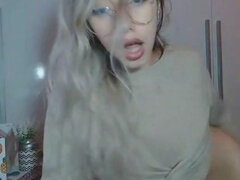 Leie, Tussi, Blondine, Fingern, Masturbation, Zierlich, Muschi, Titten