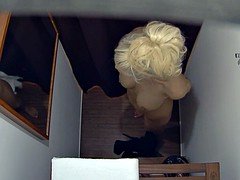 Blonde Tattoed Girl Fucked During Massage