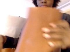 Amateur, Gros seins, Bottes, Plantureuse, Noir ébène, Masturbation, Solo, Nénés