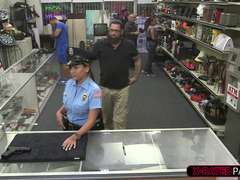 Chica, Tetas grandes, Policía, Tetas