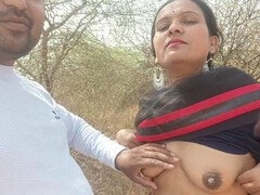 Desi village girl Kavita _Zawazawi gives a wild deep throat performance in the jungle