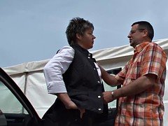 茶髪の, ヨーロピアン, アウトドア, 公共, 現実