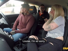 Enthousiasteling, Blond, Brits, Auto, Europees, Handbeurt, Buiten, Tatoeage