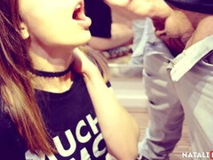 素人, デカチン, フェラチオ, 茶髪の, 彼女, 自家製, ラティーナ, フェラする
