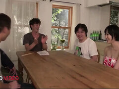 Asiático, Mamada, Morena, Corridas, Sexo duro, Hd, Japonés, Trio