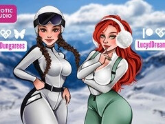 Bisexuell, Weibliche domination, Lesbisch, Massage, Muschi, Strapon, Scherzbold, Flotter dreier