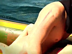 Rescue man takes advantage of sexy Christine Alexis