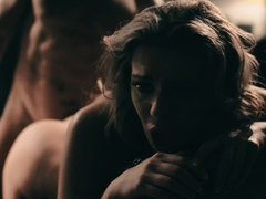 Passionate babe Tiffany Watson pleasuring bearded stallion