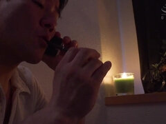 Erstaunlich, Asiatisch, Besamung, Sperma im mund, Schwanz, Hardcore, Japanische massage, Pov