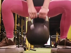 Teen Public Gym Tease And Masturbation In Public Gym Sauna