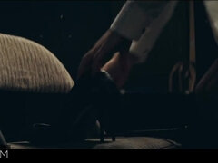 緊縛, ブロンド, ボンデージ, チン, 顔射, 馬乗り, ラフ, スパンキング