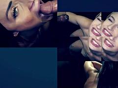 Bambi Blitz Big Tits Blonde Sucks Juicy Cocks at Glory Hole