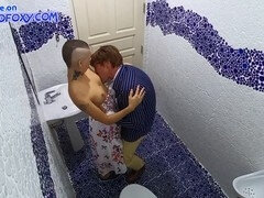 Leie, Britisch, Selbstgemacht, Öffentlich, Jungendliche (18+), Toilette