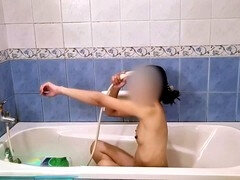 Asiatique, Salle de bains, Collège université, Masturbation, Douche, Toilettes