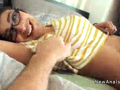 Amateur, Anal, Cul, Brunette brune, Couple, Public, Adolescente, Ados anal