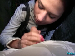 素人, フェラチオ, チェコ, ヨーロピアン, お金, アウトドア, オマンコ, 現実