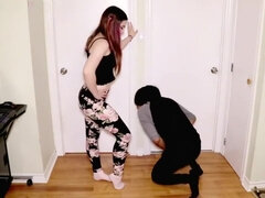 Ballbusting Teen Brat Bitch Busts His Balls - Joe Violet