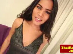 Asiatisch, Arsch, Absätze, Transe, Lingerie, Transfrau, Solo, Strümpfe