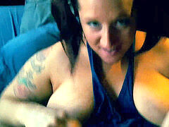 Milf's face glazed in spunk