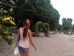 Crocodile feeding and pussy pleasing