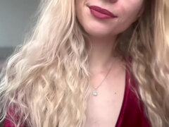 Amateur, Sadomasoquismo, Rubia, Hembra, Dominacion femenina, Pov, Solo
