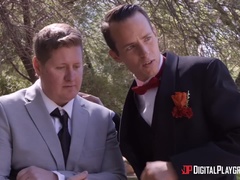 Amerikaans, Bruinharig, Bedriegen, Stel, Buiten, Realiteit, Tatoeage, Bruiloft