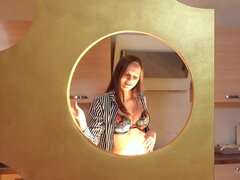 Arsch, Braunhaarige, Vollbusig, Süss, Schwanz, Frau, Hd, Orgasmus