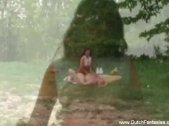 Брюнетки, Голландки, Европейки, Секс без цензуры, Хд, Милф, На природе, Жесткий секс