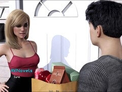 Steamy adult visual novel with hot blonde and erotic tales