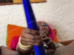 Arsch, Hinter den kulissen, Grosser arsch, Besamung, Frau, Faustfick, Solo, Vibrator