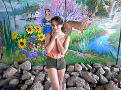 Mamada, Linda, Peludo, Hd, Masturbación, Al aire libre, Pov, Juguetes