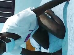 srilankan boy fuck in bed alone